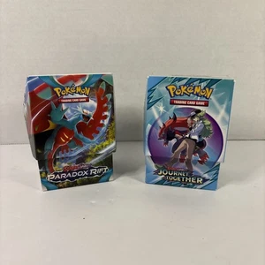 Pokémon Cards 2x Open Box Journey Together and Paradox Rift TCG - Picture 1 of 4