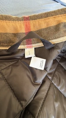 Chaqueta acolchada a cuadros Burberry Forres talla L precio de venta sugerido por el fabricante 1350 USD NUEVA CON ETIQUETAS NUEVA Foto 1 de 3
