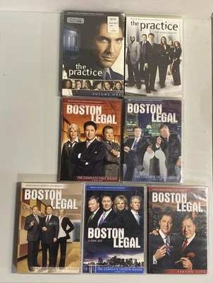 BOSTON LEGAL- Complete DVD Series (Seasons 1-5) & The PRACTICE (Seasons 1 & 8 ) - Image 1 of 4