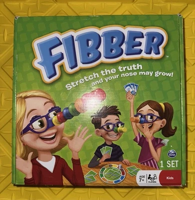FIBBER Stretch The Truth Board Game Age 7+ 3-4 Players COMPLETE - Image 1 of 3
