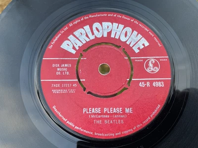 The Beatles Please Please Me 45 Vinyl Single Red Label First Press 1963 VGC+ - Image 1 of 4