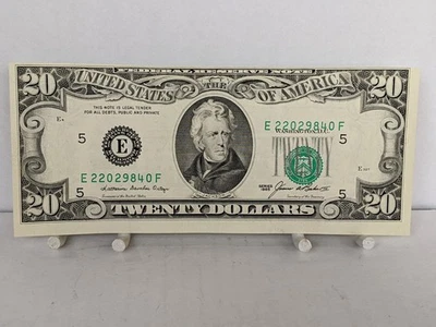 1985 US $20 Note Federal Reserve ERROR Miss Aligned #995 - Image 1 of 4