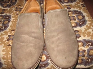 Johnston & Murphy McGuffey Men's 9M Sheepskin Slip-ons - Picture 1 of 9