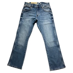 NEU Wrangler Retro Slim Boot Cut dunkle Waschung Herrenjeans 30 x 30 blau 77 MWZ - Bild 1 von 11