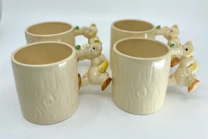 Set di 4 tazze vintage Josef Originals manico in picchio 8 fl oz - Foto 1 di 12