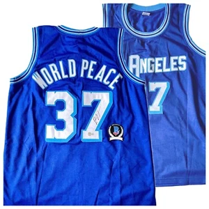Ron Artest Metta World Peace Signed Autographed Original Lakers Jersey Beckett - Picture 1 of 11