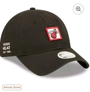Miami Heat New Era Damen Mini Patch 9TWENTY verstellbar Mütze - schwarz - Bild 1 von 6