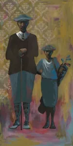 John Holyfield - Golfista de colección masculino mediano bellas artes - Imagen 1 de 1