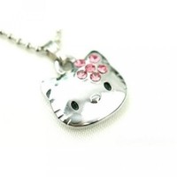Bijou enfant Sanrio Hello Kitty broche strass rose