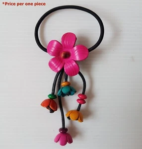 Cravatta per capelli fiori in vera pelle - bella e versatile #2 - Foto 1 di 11