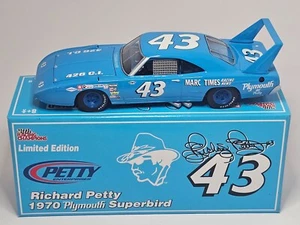 RICHARD PETTY 1/24 #43 1970 MARC TIMES PLYMOUTH SUPERBIRD #720 OF 1,002 - Picture 1 of 12