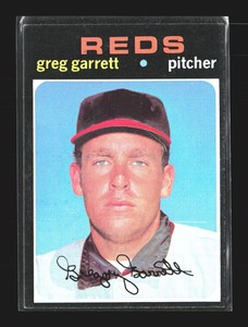 1971 Topps Baseball Vintage #377 Greg Garrett    Cincinnati Reds