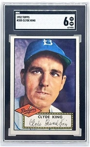 1952 Topps #205 Clyde King SGC 6 EX-NM - Picture 1 of 2