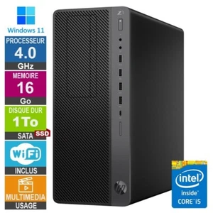 HP Z1 TWR G5 i5-8400 4GHz 16Go/1To SSD Wifi W11 - Photo 1/1