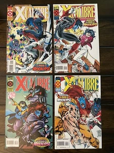 X-Calibre Age of Apocalypse #1 2 3 4 Mini Series Comic Book Set 1-4 Excalibur - Picture 1 of 6