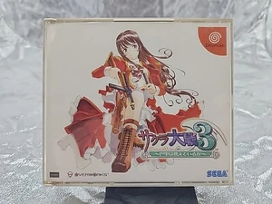 Sakura Wars 3 Paris Japanese Sega Dreamcast - Case, Manual, Sleeve, and Discs - Picture 1 of 12