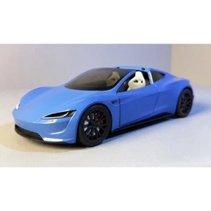 1:24 Tesla Roadster Druckguss Modellauto Spielzeug Geschenke fur Kinder Blau - Imagen 1 de 8