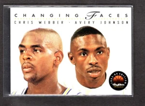 CHRIS WEBBER - AVERY JOHNSON 1993-94 SKYBOX PREMIUM CHANGING FACES #300 - Picture 1 of 1