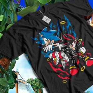 Heroes Tee Sonic T-Shirt Heroes Vintage Tee Shadow The Hedgehog T-Shirt All Size - Picture 1 of 6