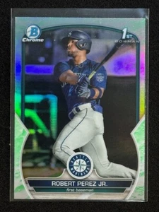 2023 Bowman - Chrome Prospects Robert Perez Jr. #BCP-124 Lunar Refractor (RC) - Picture 1 of 4