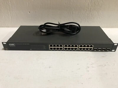 SMC Networks SMCGS24C-Smart 10/100/1000 MbpsSmart 24 ports Managed Switch  - Image 1 of 4