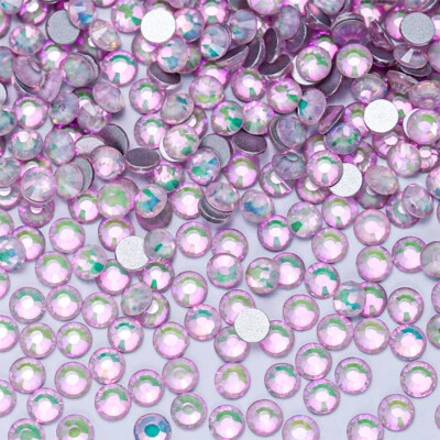 Gemas de arte en uñas artesanías hágalo usted mismo diamantes de imitación con respaldo plano ópalo fantasma 1440 un. Foto 1 de 4