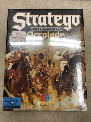 Stratego The Computer Game Accolade 1990 Milton Bradley IBM Tandy Complete - Image 1 of 3