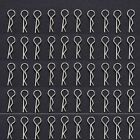 Easy to Install Metal Bodyshell Clips Set of 50 for 1 10 RC Model Cars