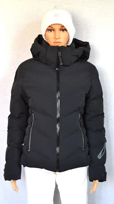 BOGNER FIRE+ICE BOGNER TEC SAEL F+I DAMEN SKIJACKE SAELLY SCHWARZ Stretch UVP 595 € Gr 36 S NEU