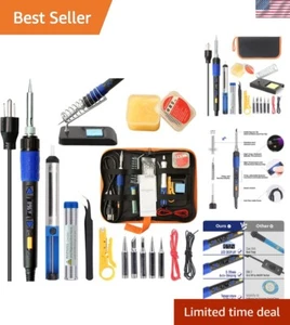 Professional 110W Soldering Iron Kit with LCD Display - Perfect for DIY Projects - Picture 1 of 11