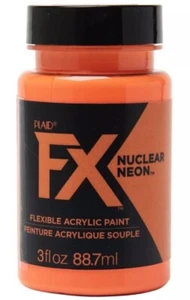 PlaidFX Nuclear Neon Flexible Acrylic Paint 36878 Laser Beam 3oz - Picture 1 of 2