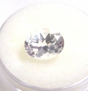 Danburite (Madagascar) Natural Genuine Gemstone Oval or Round - Picture 1 of 5