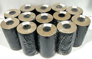 5/8" Black Cloth Ribbon Spools W5015TP 171084 (13-Pack) - Picture 1 of 4