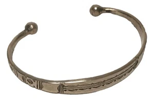 Brazalete brazalete bereber africano artesanal étnico tuareg joyería hecha a mano - Imagen 1 de 2