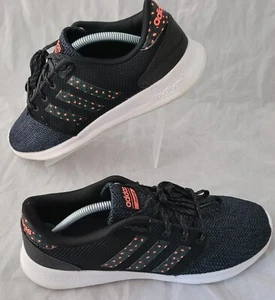Adidas SIZE 10 Women's Cloudfoam Black Shoes Sneakers Gym Running Walking  - Picture 1 of 17