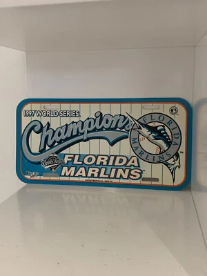 Florida Marlins 1997 MLB Baseball World Series Champions License Plate - Image 1 of 4
