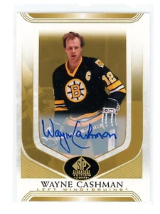 2020-21 SP SIGNATURE EDITION LEGENDS #22 BASE GOLD AUTO WAYNE CASHMAN - Picture 1 of 1