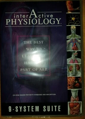 Interactive Physiology 9-system Suite (CD-Rom, 2006) A&P Pearson Education ! - Image 1 of 2