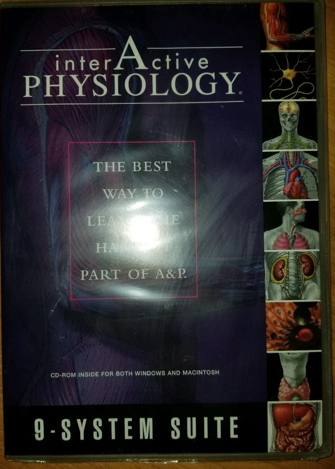 Interactive Physiology 9-system Suite (CD-Rom, 2006) A&P Pearson Education ! - Image 1 of 2