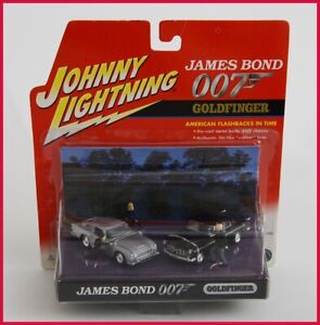 JAMES BOND 007 Goldfinger Johnny Lightning  American Flashbacks Die-Cast Set NEW