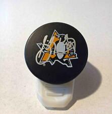 SYDNEY CROSBY HAND SIGNED OFFICIAL NHL PITTSBURGH PENGUINS HOCKEY PUCK