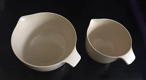 MELAMINE COPCO 2 CIOTOLE DI MISCELAZIONE NIDIFICANTE - 1 1/2 QT+3 QT - TAIWAN SICURO DAL CALORE - USATO - Foto 1 di 9