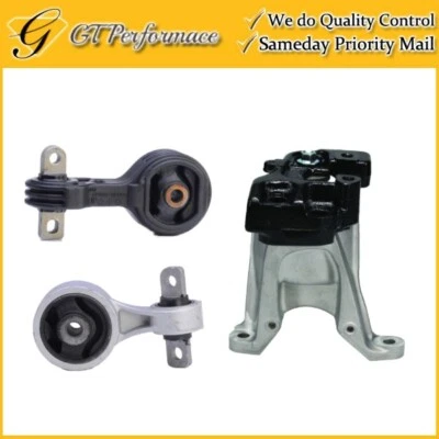 Quality Engine Motor & Torque Strut Mount 3PCS Set for 2016-2021 Acura ILX 2.4L - Image 1 of 4