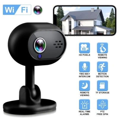 U-speed 360 Degree Rotating Wi-Fi HD Two-way Intercom Home Baby Security Camera - Image 1 of 4