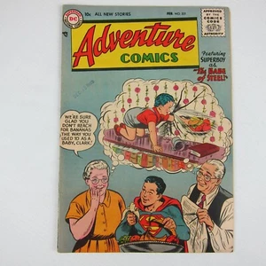 Adventure Comics #221 DC Comics Book Superboy Aquaman Vintage 1956 - Picture 1 of 12