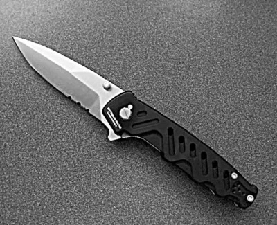 Extrema Ratio CAIMANO NERO N.A. SATÉN - Robusto. Carpeta EDC italiana de grado militar Foto 1 de 4