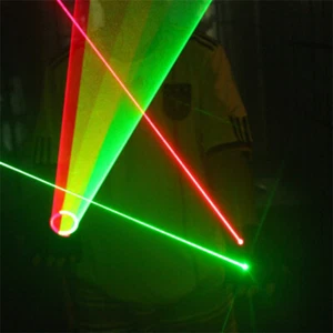 LED Licht Handschuh rot grün rotierende Laser Handschuhe Wirbelwind Handheld Party Cosplay - Bild 1 von 17