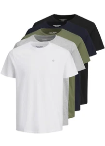 JACK & JONES 5er Pack T-Shirt Logo Rundhals T-Shirt Größe XL *NEU und OVP* JXJ - Bild 1 von 2