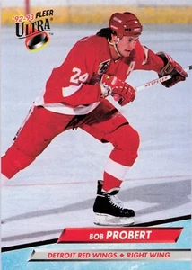 Bob Probert #53 - 1992-1993 Fleer Ultra - Detroit Red Wings - NHL Hockey - Picture 1 of 2