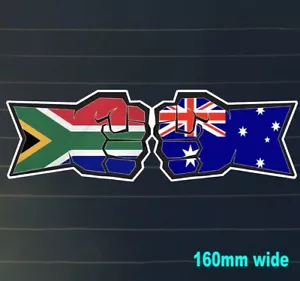 Australia saffa Proud south African fist Decal Sticker Pride Flag Fists viet - Picture 1 of 4